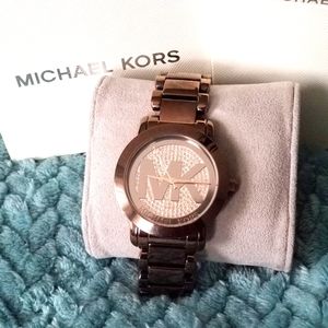 Michael Kors MK6534 - Chocolate Sable Pave Watch